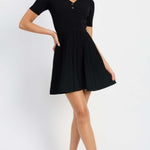 Parker Mini Tennis Dress Black