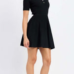 Parker Mini Tennis Dress Black