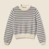 Susan Sweater Navy & Green Stripe