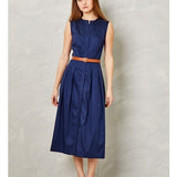 Cartolina Hadley Dress Tencel Navy