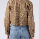 Carly Button Jacket Leapord