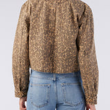 Carly Button Jacket Leapord