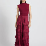 Klea Mixed Media Multi Tiered Dress