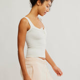 Clean Slate Henley White
