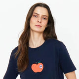 The Modern Big Graphic Tee Apple Navy