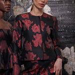 Yanni Floral Jacket Midnight Rose
