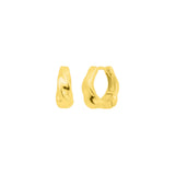 Freya Twist Huggies Gold
