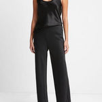 Fluid Bias Satin Pant Black