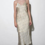Cassandra Animal Midi Slip Dress