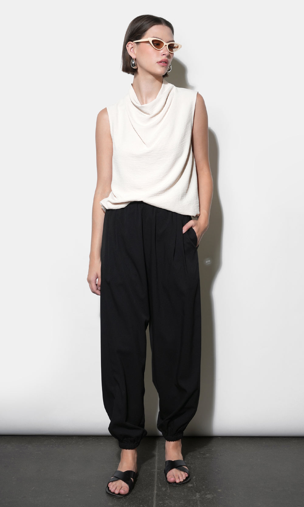 Quinn High Cowl Neck Top