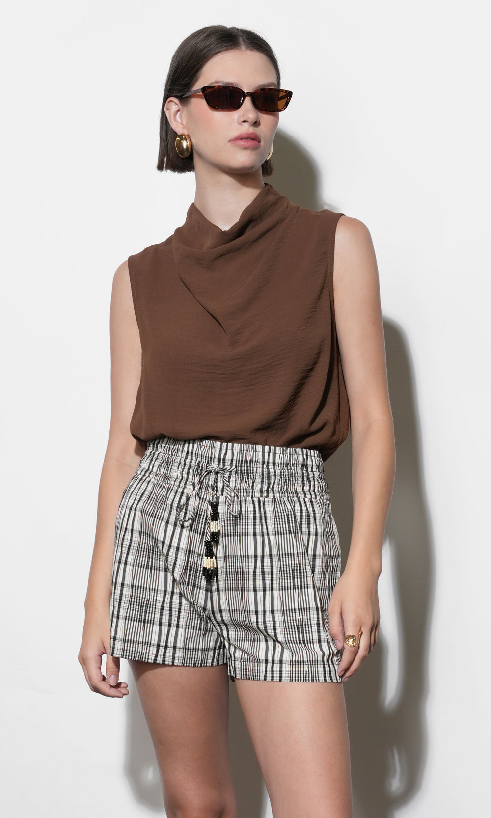 Quinn High Cowl Neck Top