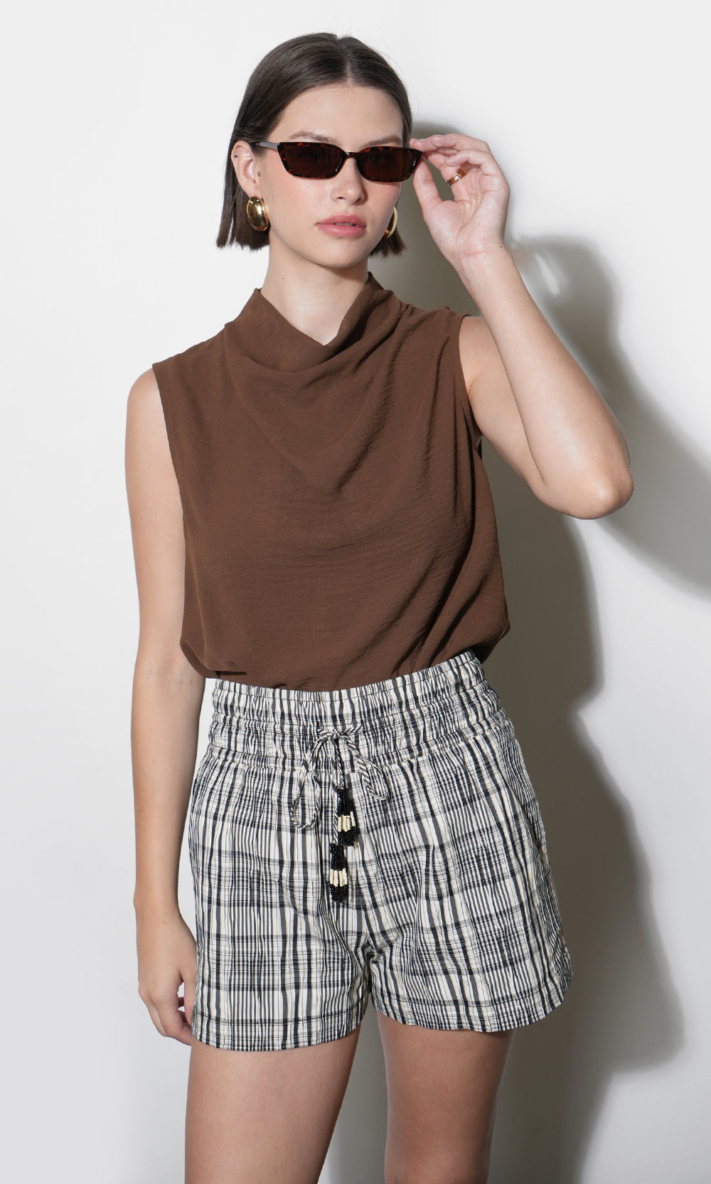 Quinn High Cowl Neck Top