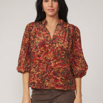 Gilner Farrar Bethany Blouse Pebbles