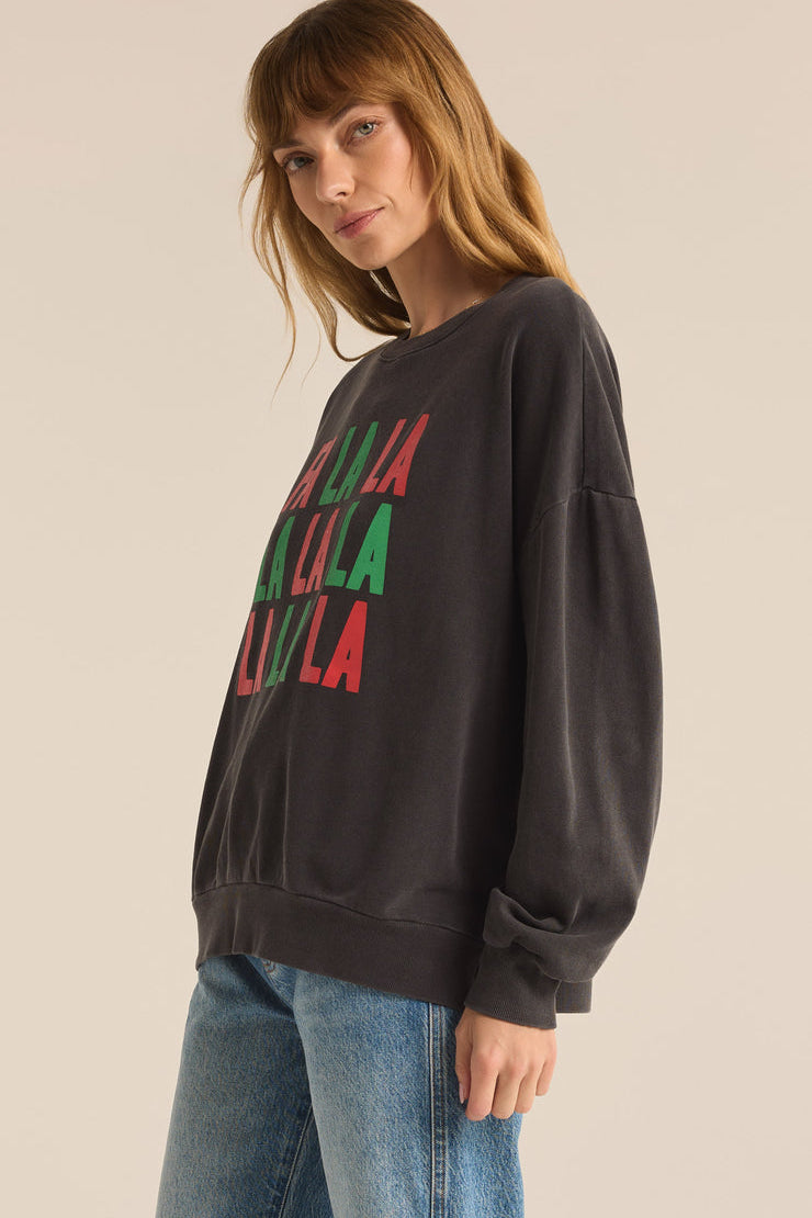 Fa La La Graphic Sweatshirt