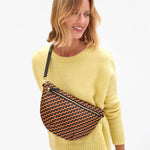 Grande Fanny Woven Zip Zap Black/ Natural