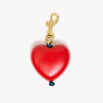 Grande Heart Fob Poppy