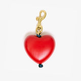 Grande Heart Fob Poppy