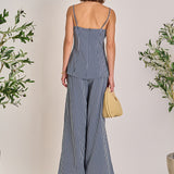 Striped Wide Leg Pant