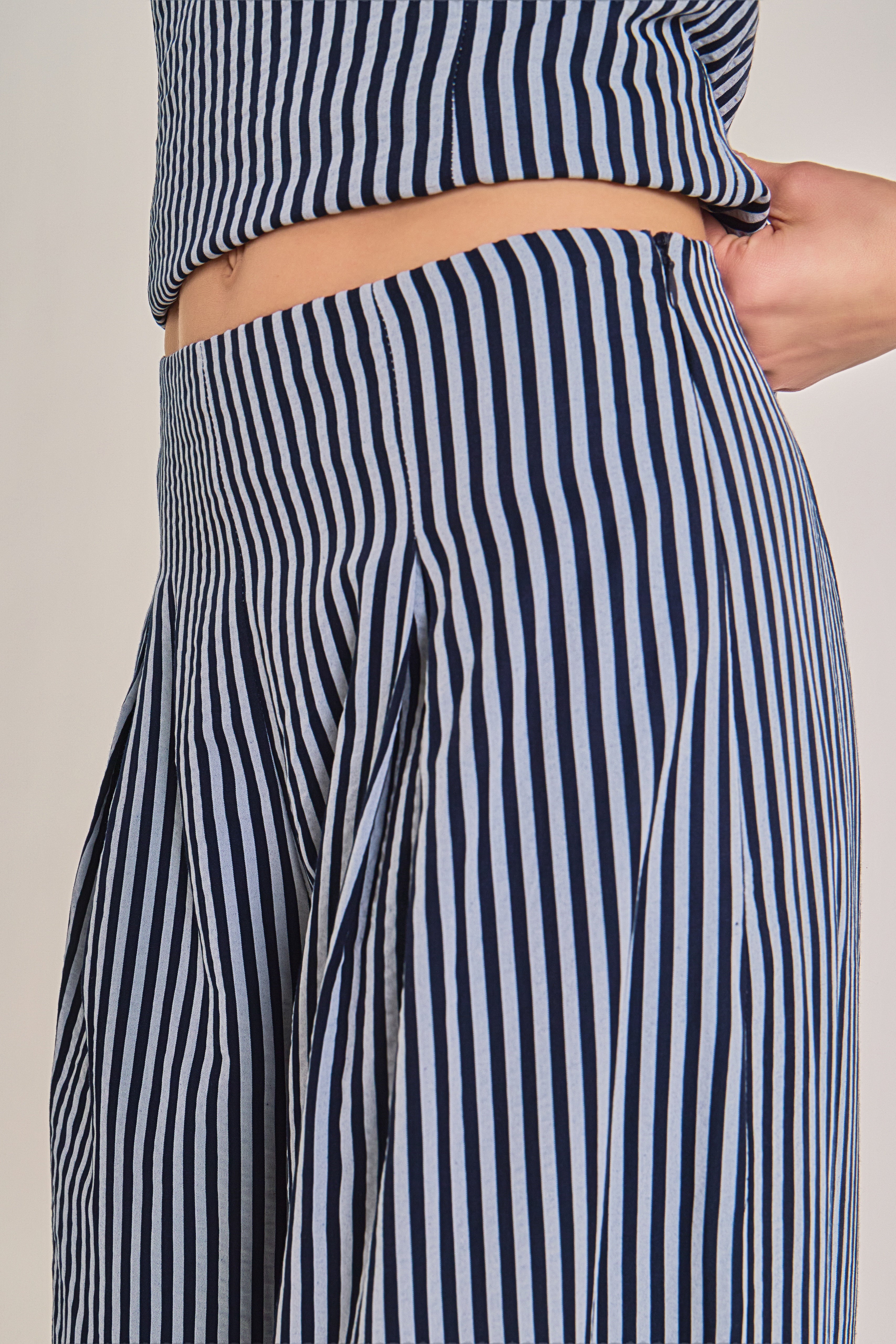 Striped Wide Leg Pant