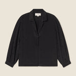 Yvonne Blouse Black Polka Dots