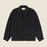 Yvonne Blouse Black Polka Dots