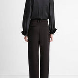 Satin Wide Leg Black