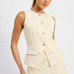 Alice Vest Ivory