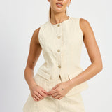 Alice Vest Ivory
