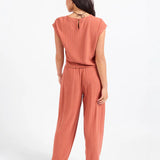 SUGARLOAF STRIPE CUFFED TOP