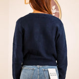 Esme Embroidered Horse Button Down Sweater