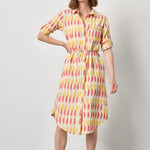 Ikat Shirt Dress Taffy Ikat