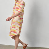 Ikat Shirt Dress Taffy Ikat