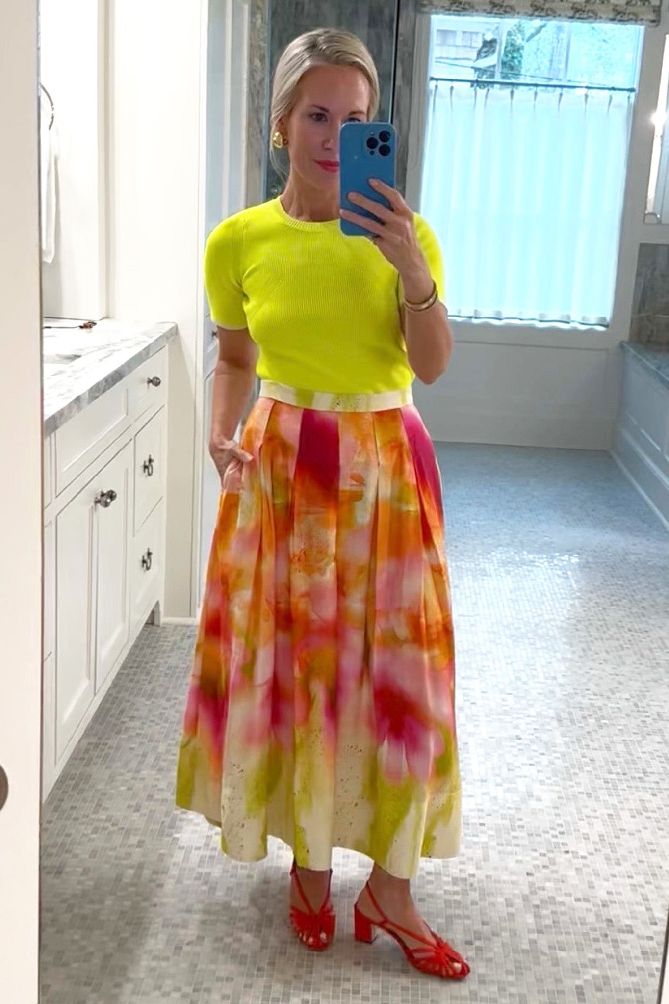 Alexis Skirt Electric Daydream