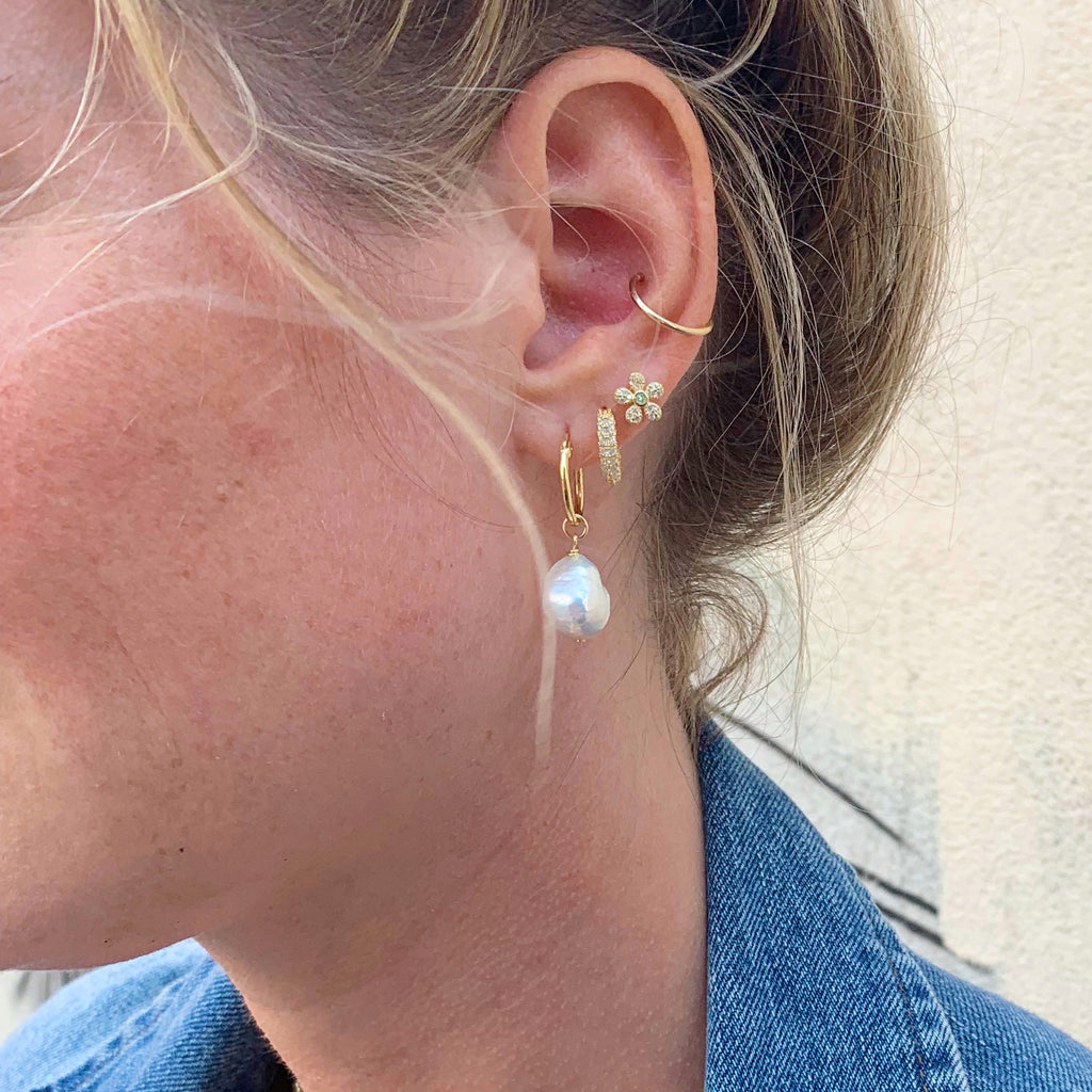 Flower Stud Gold
