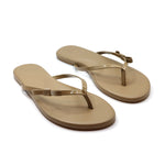 Nude Indie Bow Arched Flip Flop