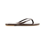 Indie Patent Chocolate Sandal Flop