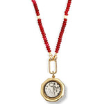 Indra Necklace Red w Apollo Pendant