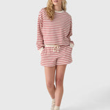 Isabelle Sweatshirt Natural/Red