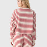 Isabelle Sweatshirt Natural/Red