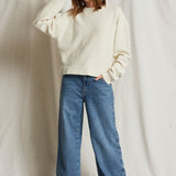 Mayer Reverse Fleece Long Sleeve Pullover Oatmeal