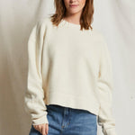 Mayer Reverse Fleece Long Sleeve Pullover Oatmeal
