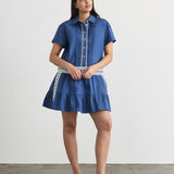Jasmine Dress French Blue