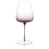 JoyJolt Black Swan Red Wine Glass Set