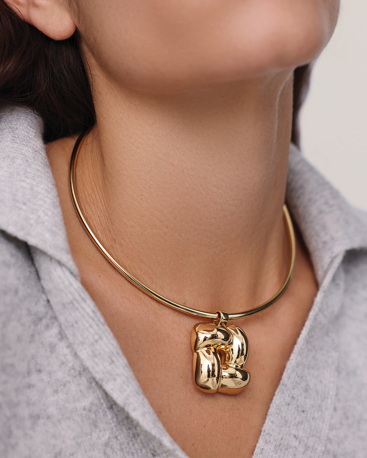 Woven Square Collar