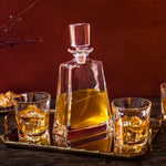 JoyJolt Luna Whiskey Decanter Set