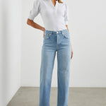 Jewel White Rib Top