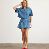 Cory Skirt Medium Indigo Blue