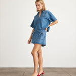 Cory Skirt Medium Indigo Blue