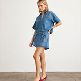 Cory Skirt Medium Indigo Blue