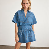 Cory Skirt Medium Indigo Blue